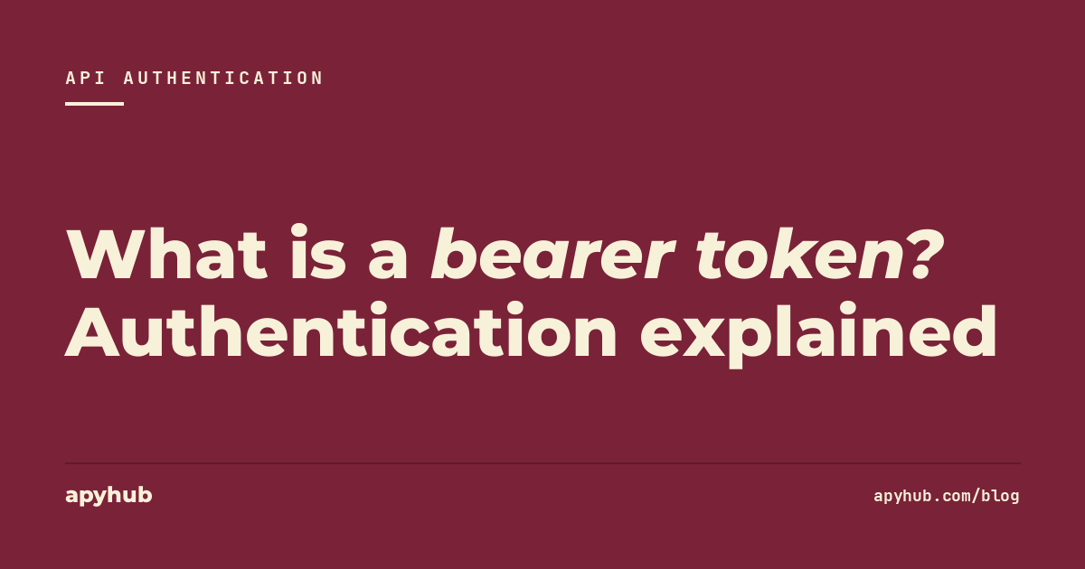 Cover illustration for What Is a Bearer Token? Bearer Token Authentication Explained